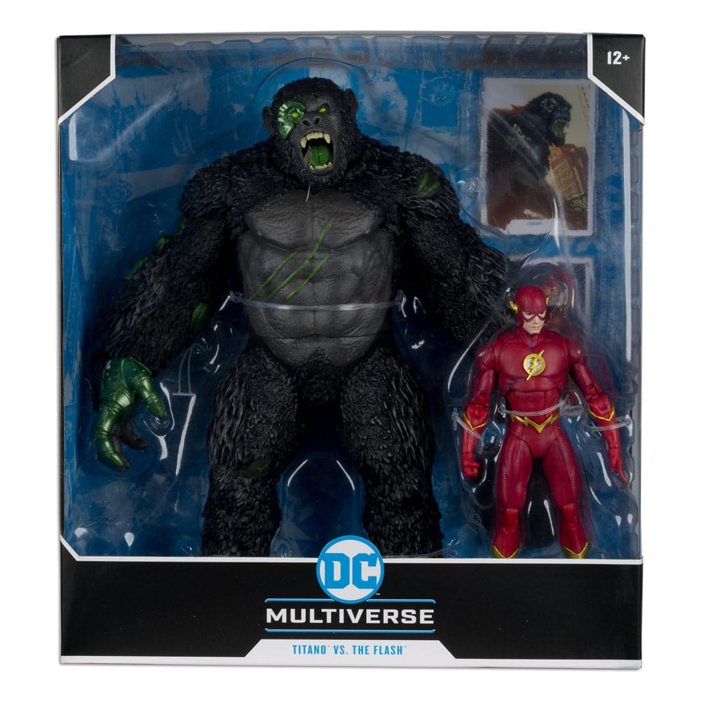 DC Multiverse Actionfiguren 2er-Pack Flash vs. Titano 18 cm - Versand: 5-7 Tage nach Bestellung
