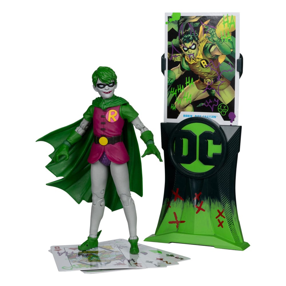 DC Rebirth DC Multiverse Actionfigur Robin (Dick Grayson) (Jokerized) (Gold Label) 18 cm - Versand: 5-7 Tage nach Bestellung
