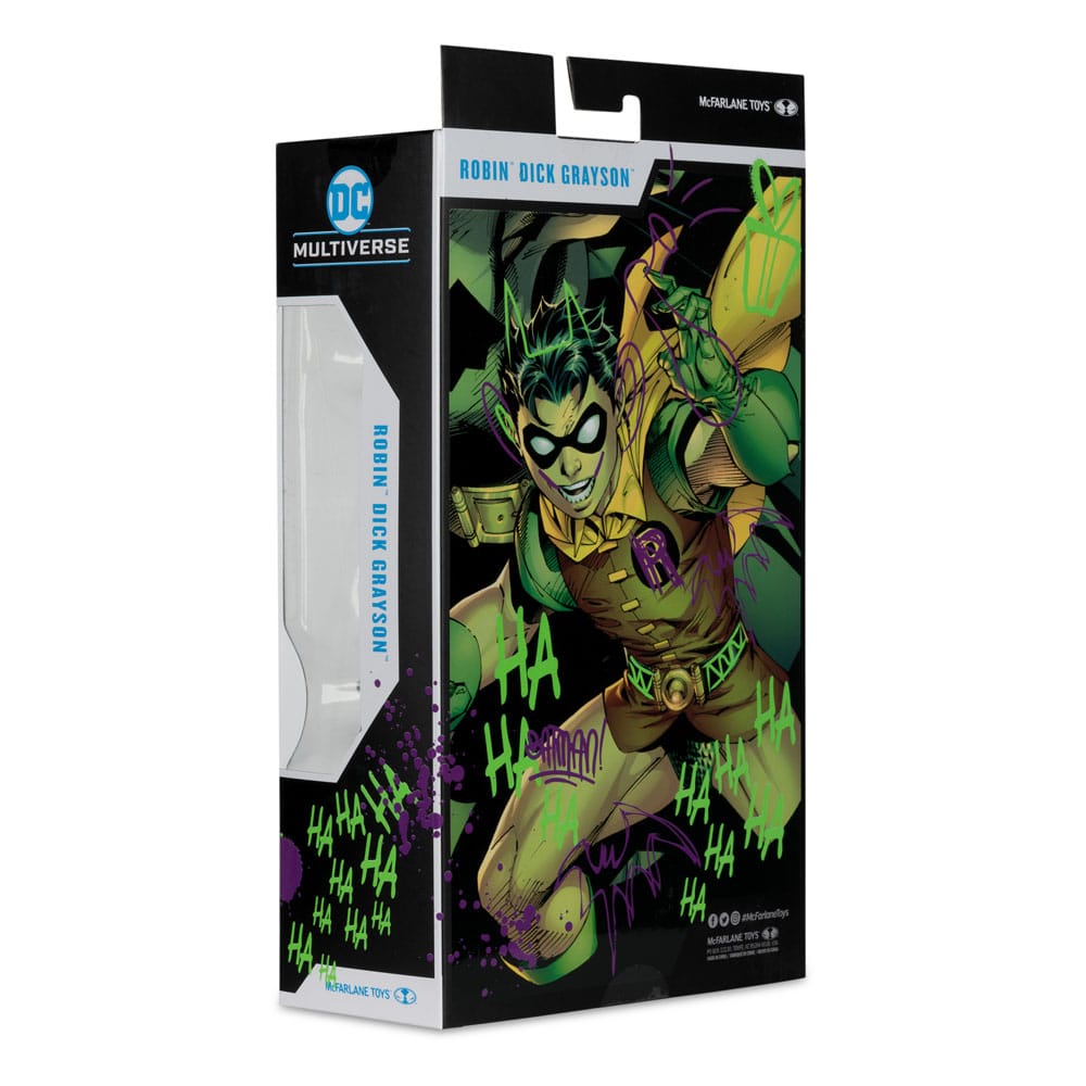 DC Rebirth DC Multiverse Actionfigur Robin (Dick Grayson) (Jokerized) (Gold Label) 18 cm - Versand: 5-7 Tage nach Bestellung