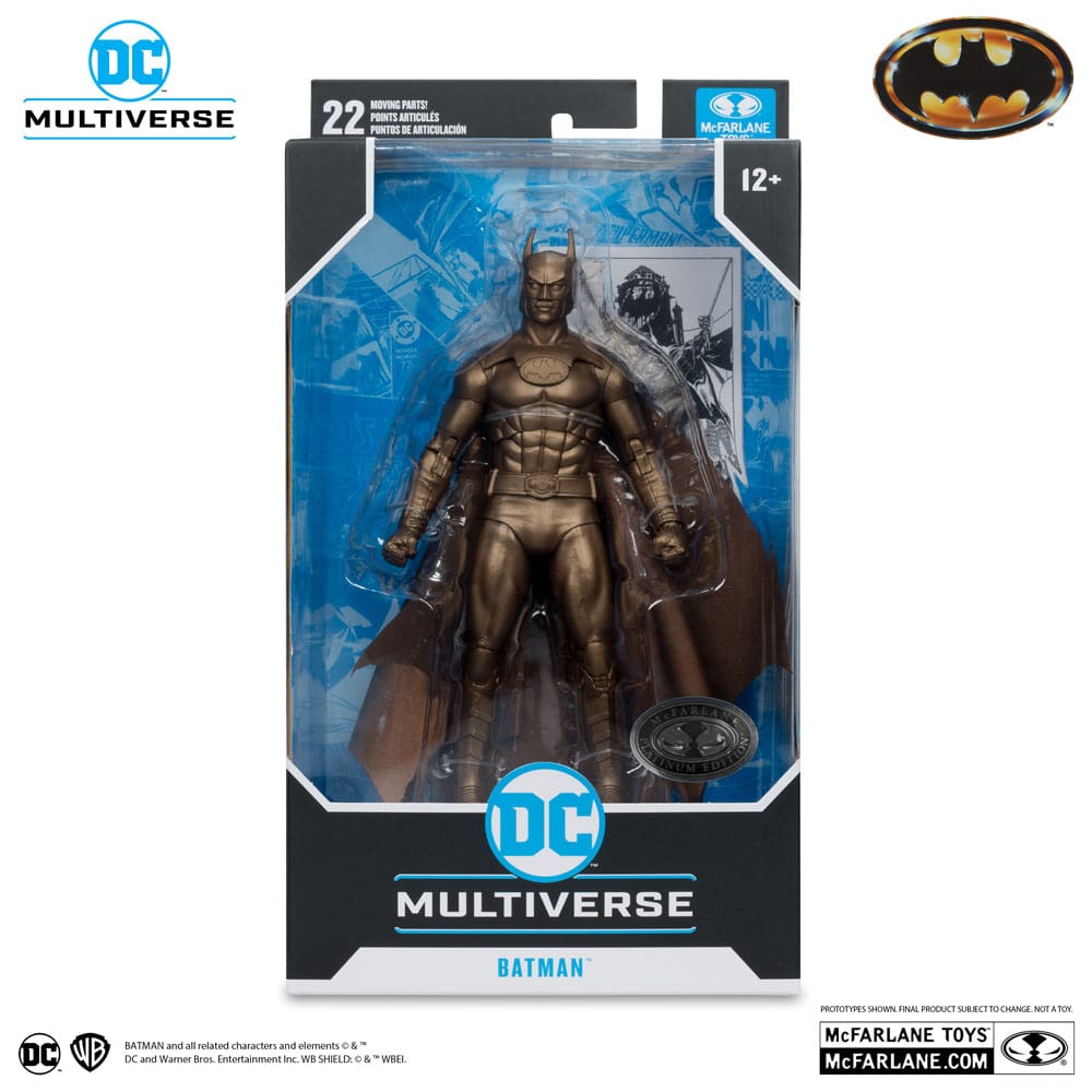 Batman (1989) DC Multiverse Actionfigur Batman (Platinum Edition) 18 cm - Versand: 5-7 Tage nach Bestellung