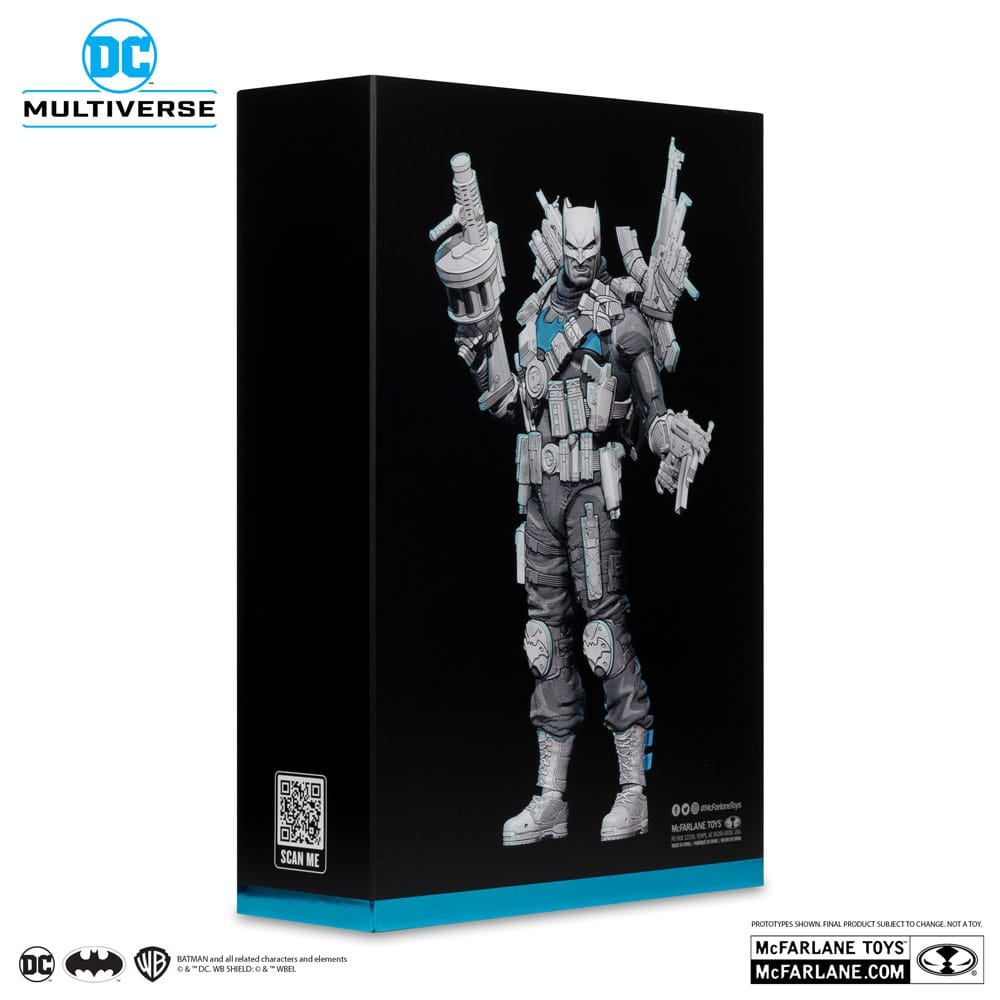 DC Multiverse Actionfigur The Grim Knight (Dark Nights Metal) (Black & White Accent Edition) (Gold Label) 18 cm - Versand: 5-7 Tage nach Bestellung
