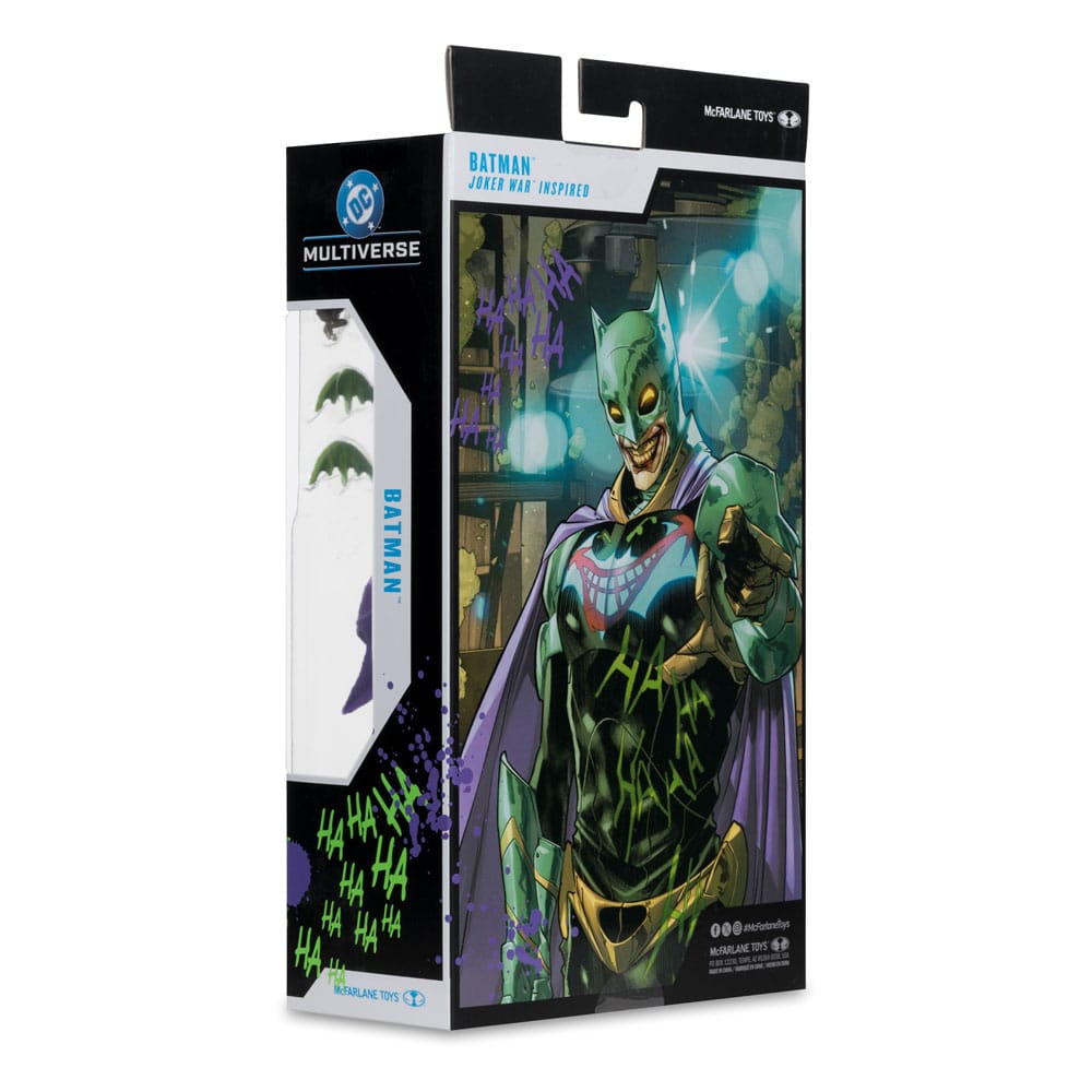 DC Multiverse Actionfigur Batman (Joker War) (Jokerized) (Gold Label) 18 cm - Versand: 7 Tage nach Bestellung