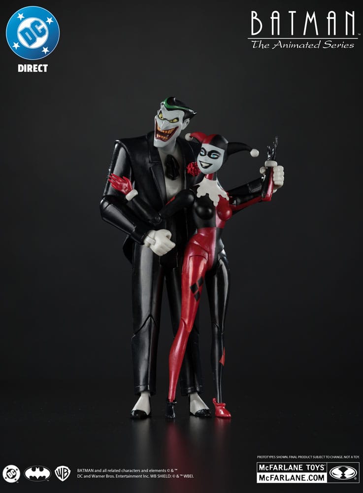 Batman: The Animated Series DC Direct Actionfiguren Harley Quinn & The Joker (Mad Love) (Gold Label) 18 cm - Preorder - ETA: 25.11.2025
