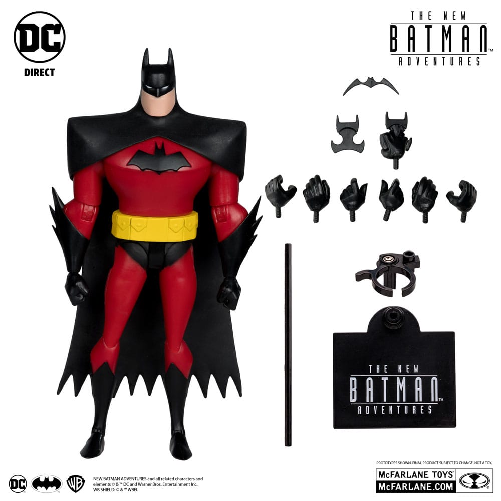 The New Batman Adventure DC Multiverse Actionfigur Batman (Silver) Platinum Edition 18 cm - Versand: 5-7 Tage nach Bestellung