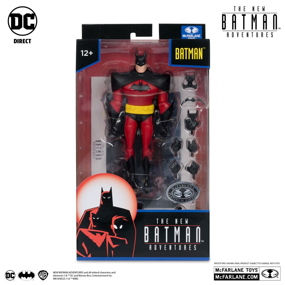 The New Batman Adventure DC Multiverse Actionfigur Batman (Silver) Platinum Edition 18 cm - Versand: 5-7 Tage nach Bestellung