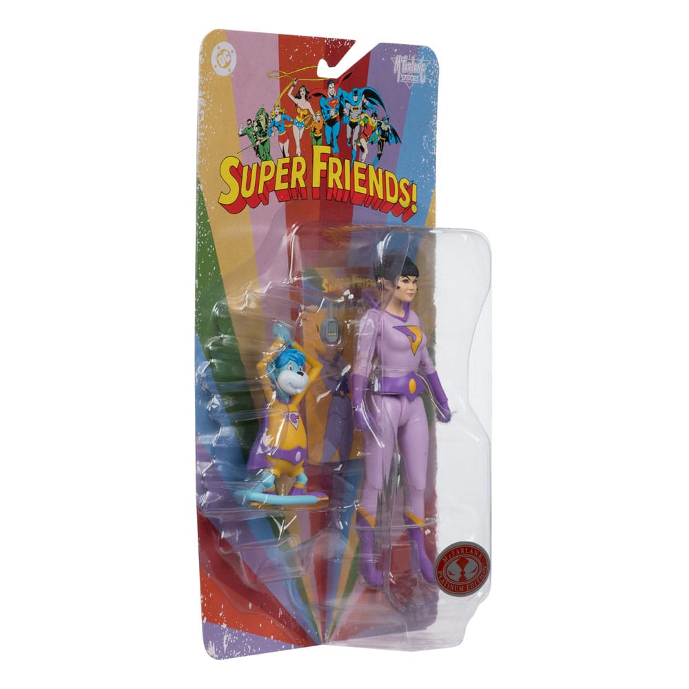 DC Retro Super Friends Actionfigur Jayna & Gleek (Red Platinum Edition) 15 cm - Preorder - ETA: 03.11.2025