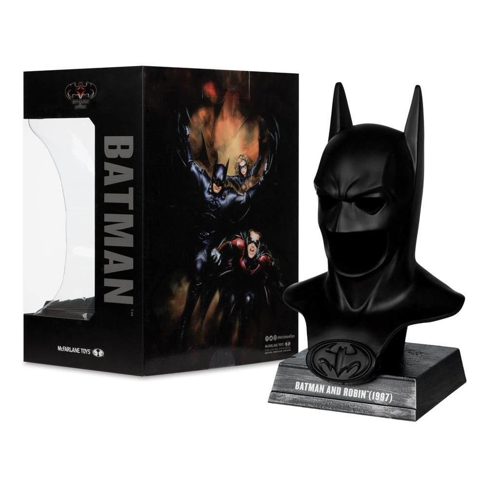 Batman DC Direct Mini-Replik 1/3 Batman Maske (Batman & Robin) 19 cm - Versand: 5-7 Tage nach Bestellung