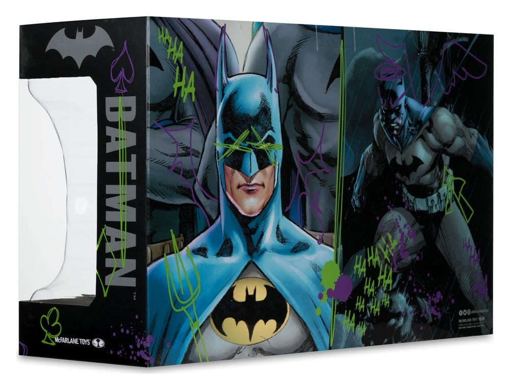Batman DC Direct Mini-Replik 1/3 2er-Pack Batman Masken Hush & Knightfall (Jokerized) (Gold Label) 18 cm - Versand: 7 Tage nach Bestellung