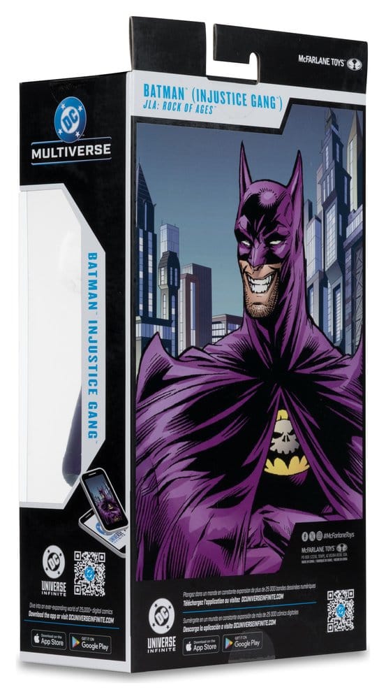 DC Multiverse Actionfigur Batman (Injustice Gang) (JLA: Rock of Ages) (Red Platinum Edtion) 18 cm - Versand: 7 Tage nach Bestellung