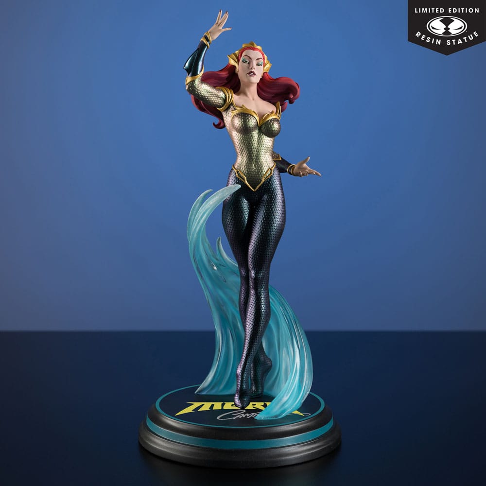 DC Direct Cover Girls Statue 1/8 Mera by J. Scott Campbell 26 cm - Preorder - ETA: 29.12.2025