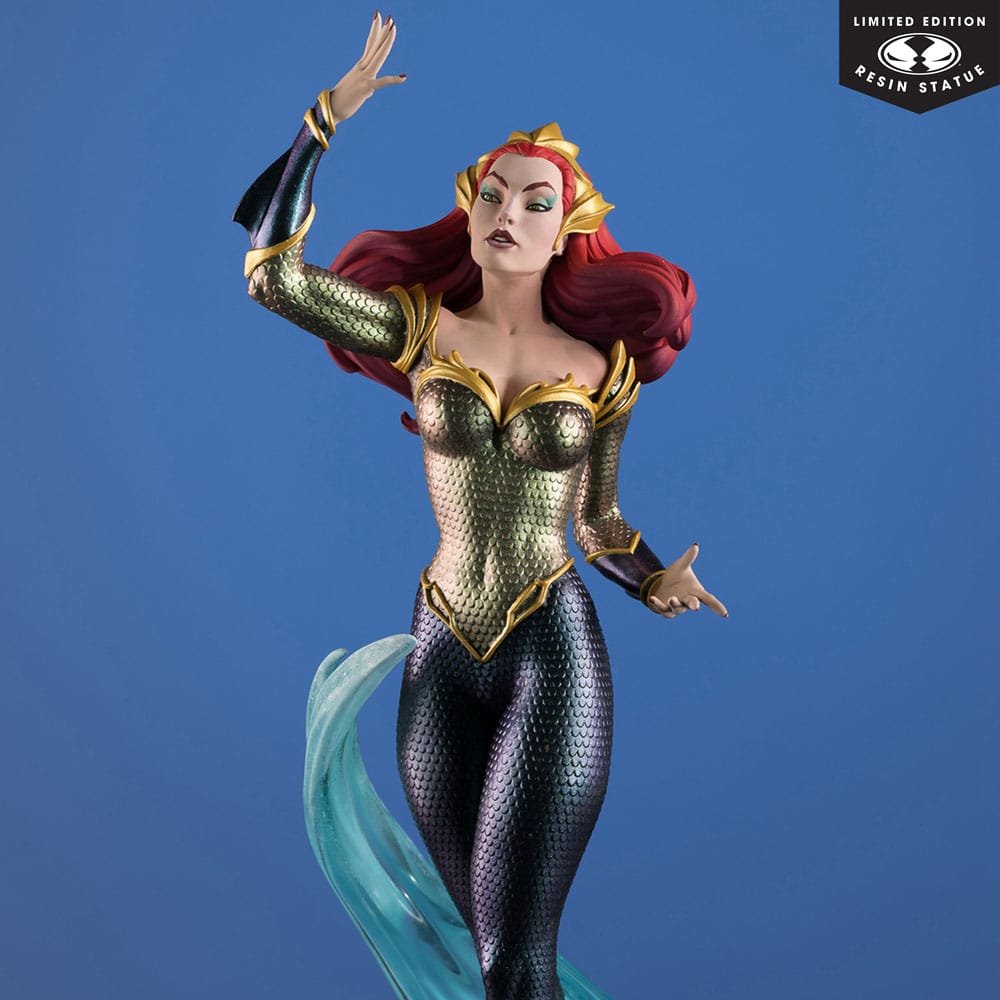 DC Direct Cover Girls Statue 1/8 Mera by J. Scott Campbell 26 cm - Preorder - ETA: 29.12.2025