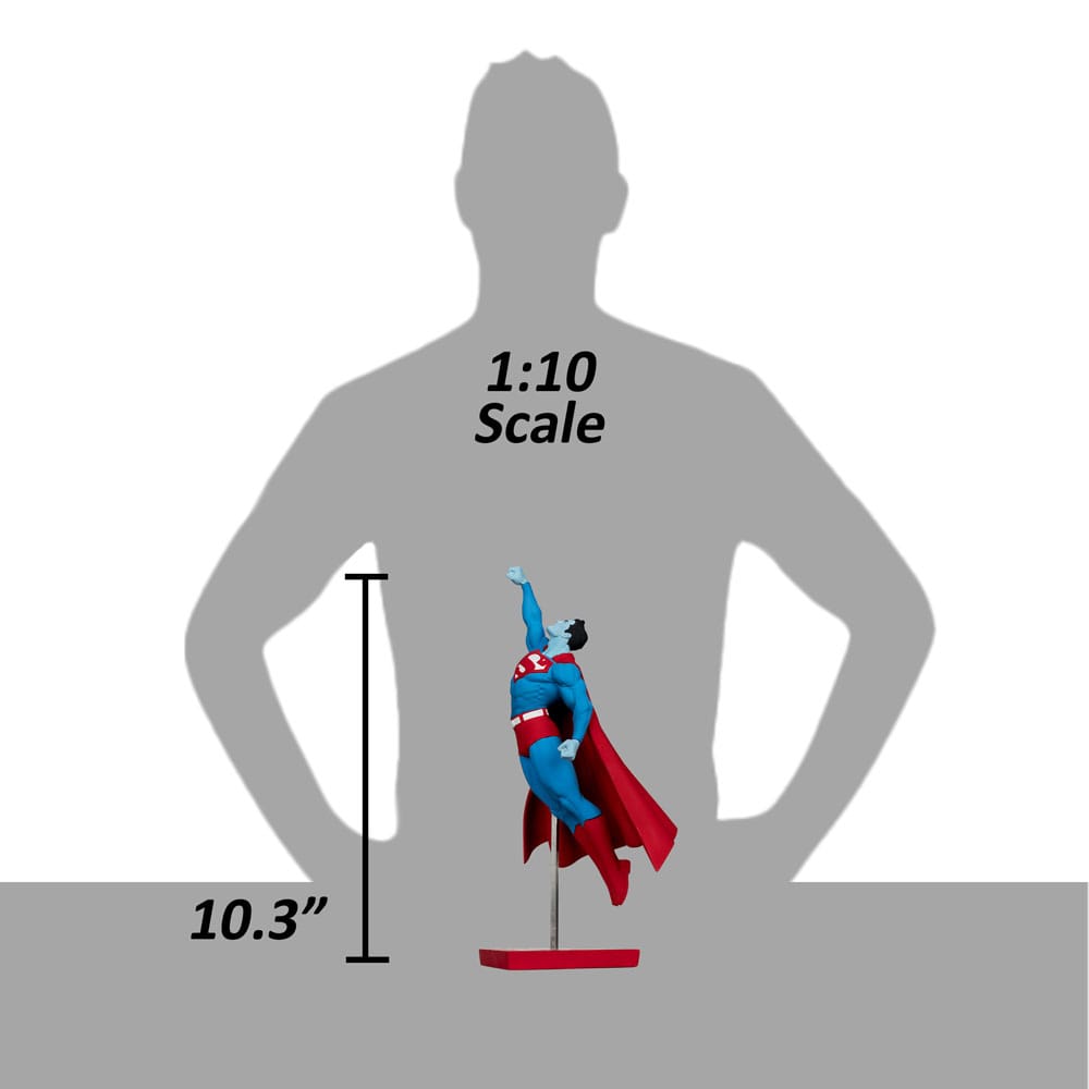DC Direct Statue 1/10 Superman Red and Blue: Superman by Gary Frank Limited Edition 26 cm - Versand: 5-7 Tage nach Bestellung