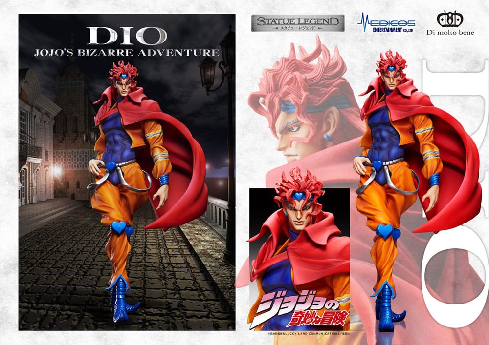 JoJo's Bizarre Adventure Part3 Statue Legend PVC Statue Dio 17 cm (re-run) - Versand: 7 Tage nach Bestellung