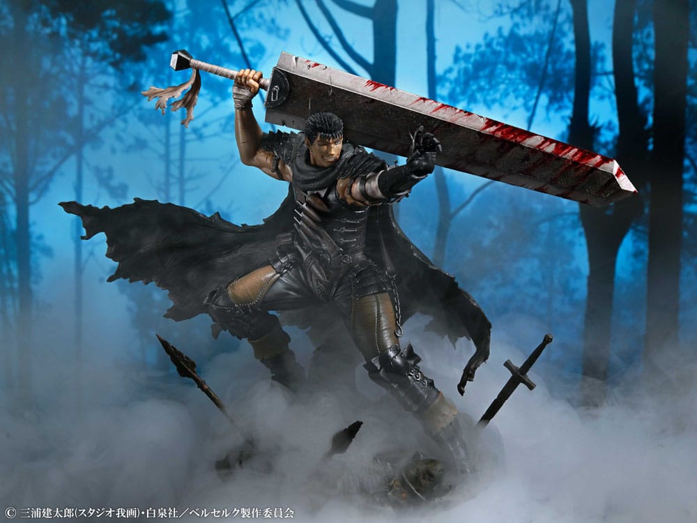 Berserk PVC Statue 1/7 Guts Black Swordsman Ver. 26 cm - Versand: 7 Tage nach Bestellung
