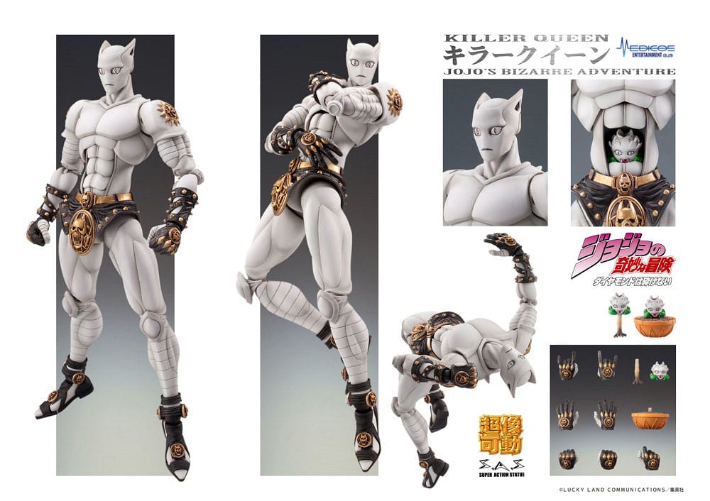 JoJo's Bizarre Adventure: Diamond Is Unbreakable Super Action Actionfigur Chozokado (Killer Queen) 16 cm - Preorder - ETA: 25.06.2026