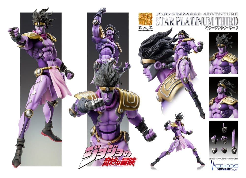 JoJo's Bizarre Adventure: Stardust Crusaders Chozokado Actionfigur Star Platinum Third 17 cm - Preorder - ETA: 25.03.2027