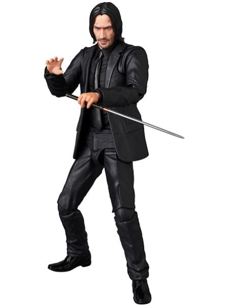 John Wick MAFEX Actionfigur John Wick (Chapter 3) Parabellum 16 cm - Versand: 5-7 Tage nach Bestellung