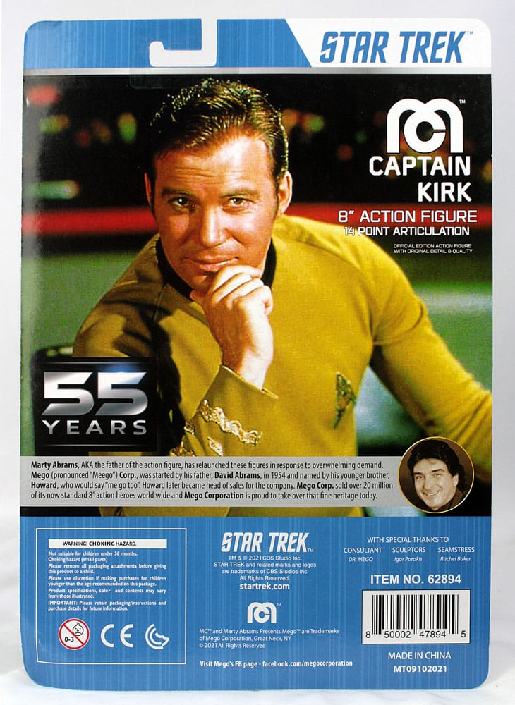 Star Trek Actionfigur Kirk 55th Anniversary 20 cm - Preorder - ETA: 29.09.2025