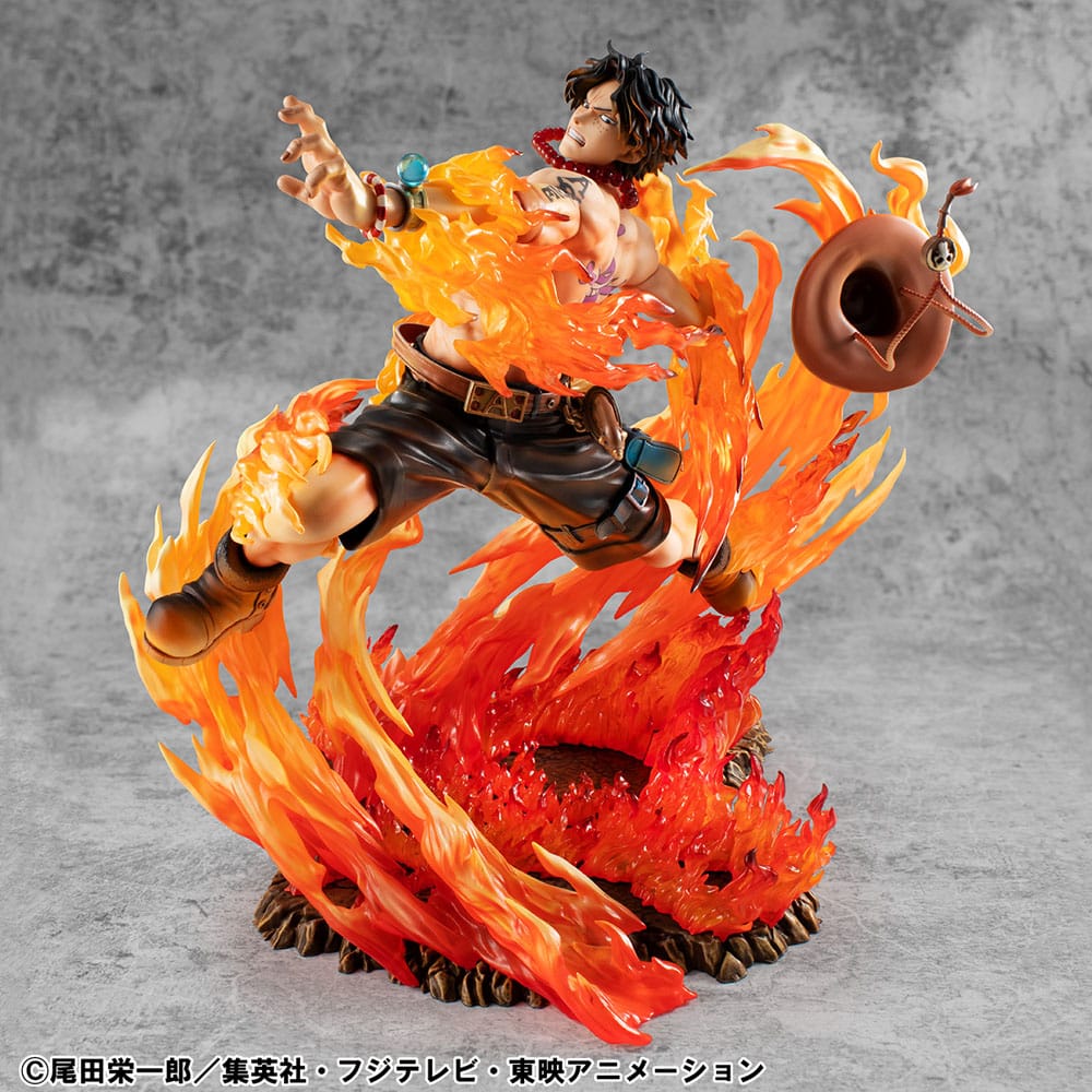 One Piece P.O.P PVC Statue NEO-Maximum Portgas D. Ace 15th Anniversary Super Limited Reprint Ver. 23 cm - Preorder - ETA: 25.02.2026