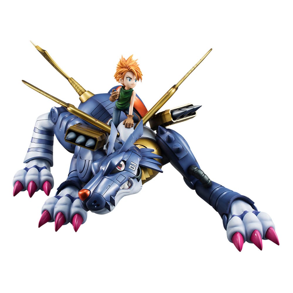 Digimon Adventure Precious G.E.M. Serie PVC Statue Metal Garurumon & Ishida Yamato 30 cm - Preorder - ETA: 25.03.2026