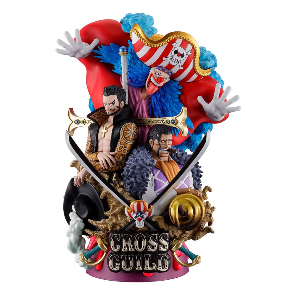 One Piece Petitrama DX PVC Mini-Statue Logbox Re Birth 03 Cross Guild 15 cm - Preorder - ETA: 25.11.2025