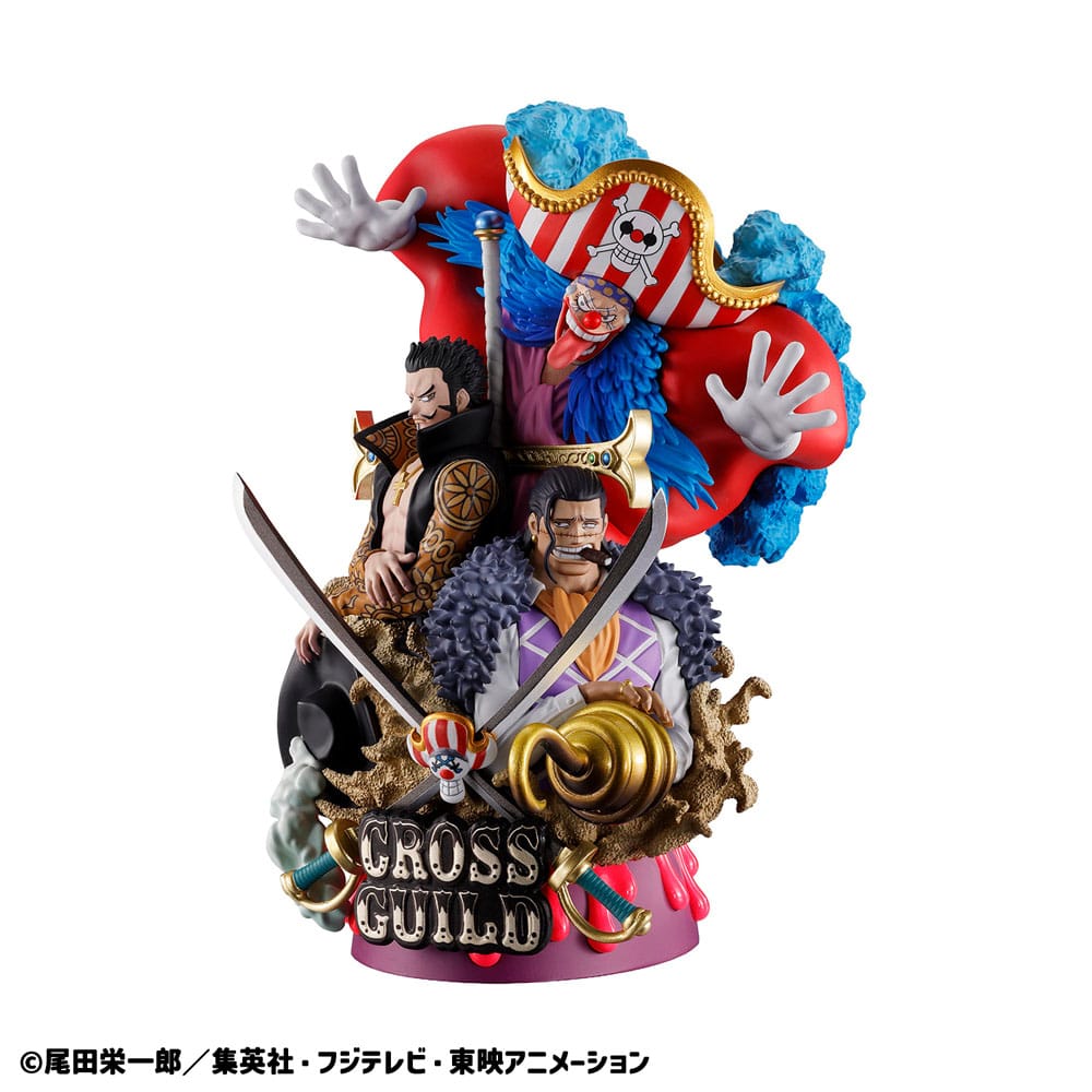 One Piece Petitrama DX PVC Mini-Statue Logbox Re Birth 03 Cross Guild 15 cm - Preorder - ETA: 25.11.2025