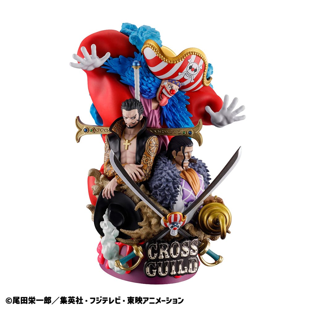 One Piece Petitrama DX PVC Mini-Statue Logbox Re Birth 03 Cross Guild 15 cm - Preorder - ETA: 25.11.2025
