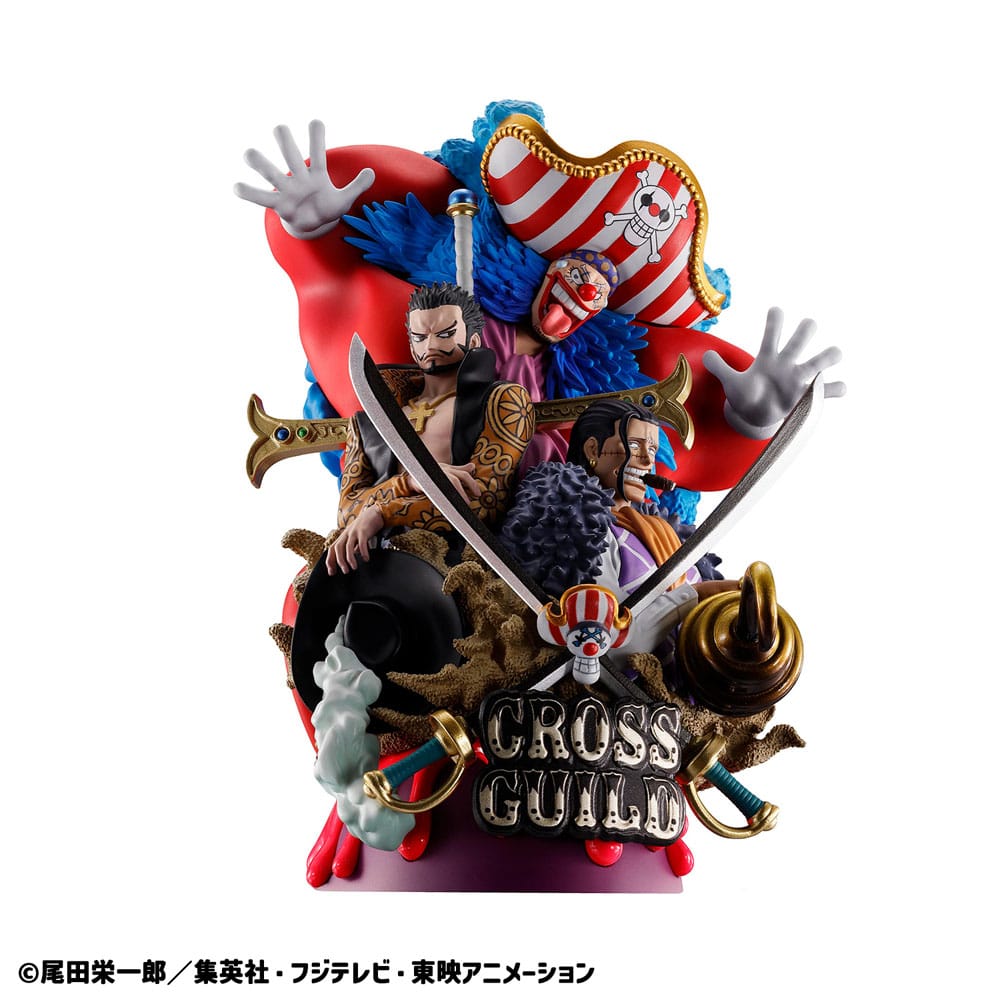 One Piece Petitrama DX PVC Mini-Statue Logbox Re Birth 03 Cross Guild 15 cm - Preorder - ETA: 25.11.2025
