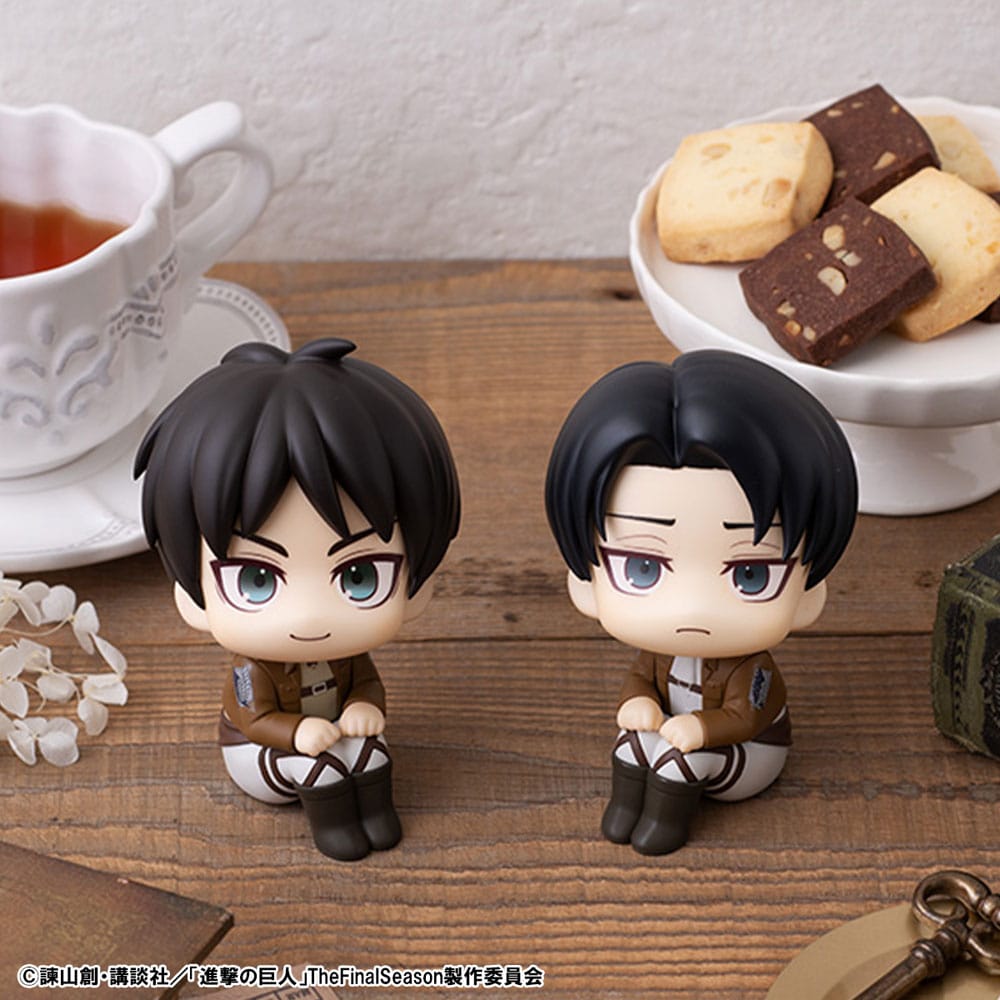 Attack on Titan Look Up PVC Statue Eren Jaeger & Levi Set (with gift) 11 cm - Preorder - ETA: 25.02.2026