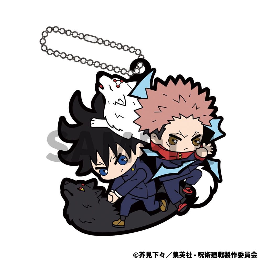 Jujutsu Kaisen Gummi-Anhänger 6 cm Sortiment Buddy Collection (6) - Preorder - ETA: 25.01.2026