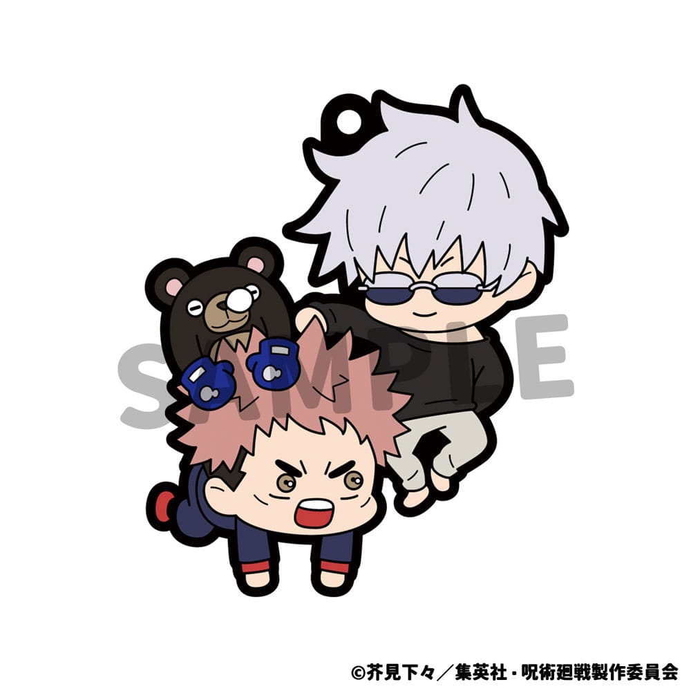 Jujutsu Kaisen Gummi-Anhänger 6 cm Sortiment Buddy Collection (6) - Preorder - ETA: 25.01.2026