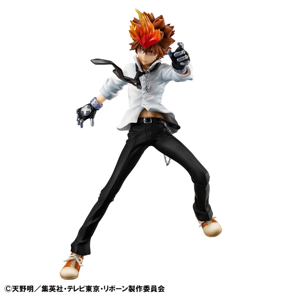 Katekyo Hitman Reborn! G.E.M. Serie PVC Statue Tsunayoshi Sawada & Kyoya Hibari & Reborn Set 21 cm - Preorder - ETA: 25.03.2026