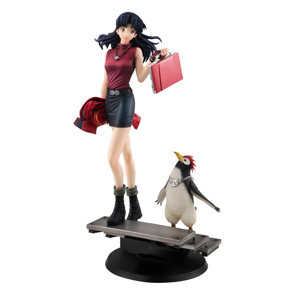 Rebuild of Evangelion Gals PVC Statue Misato Katsuragi & Pen Pen 25 cm - Preorder - ETA: 25.04.2026