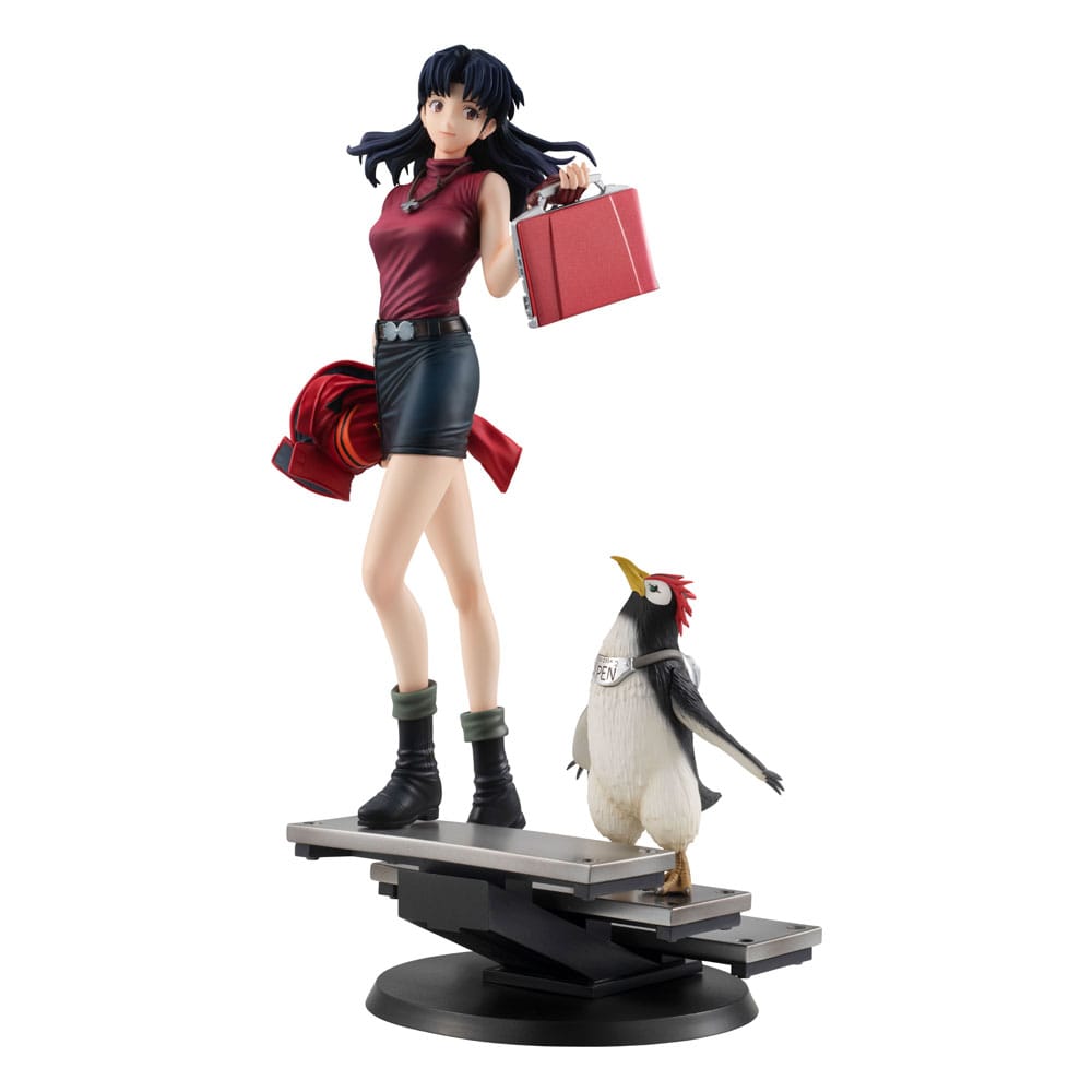 Rebuild of Evangelion Gals PVC Statue Misato Katsuragi & Pen Pen 25 cm - Preorder - ETA: 25.04.2026