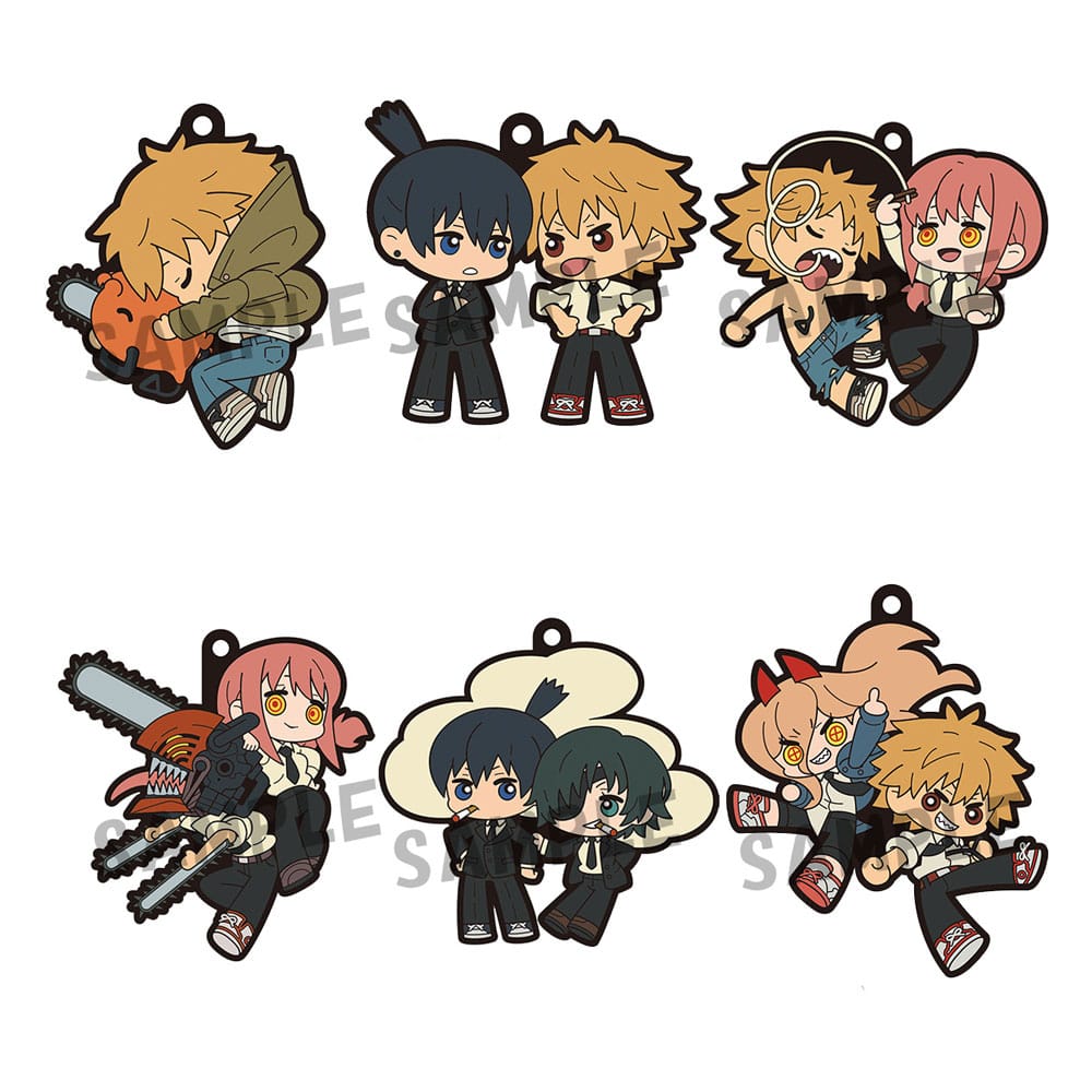 Chainsaw Man Rubber Mascot Buddycolle Gummi-Anhänger 6 cm Sortiment (6) - Preorder - ETA: 25.03.2026