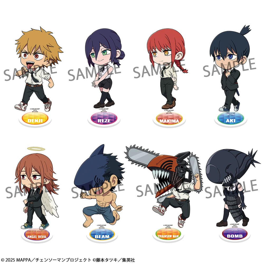 Chainsaw Man The Movie: Reze Arc TokoToko Acryl Figuren Blind Box Display 9 cm (8) - Preorder - ETA: 25.05.2026