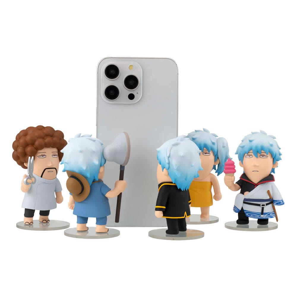 Gintama x Okawabukubu Sammelfiguren We love Ginsan 10 cm Blind Box Sortiment (6) - Preorder - ETA: 25.08.2026