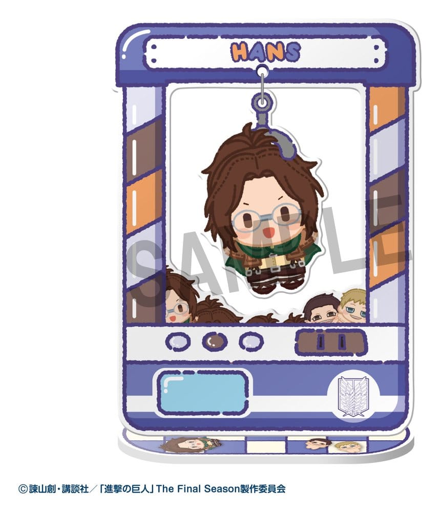 Attack on Titan Acryl Figuren Chara Catcher 9 cm Blind Box Display (8) - Preorder - ETA: 25.10.2026