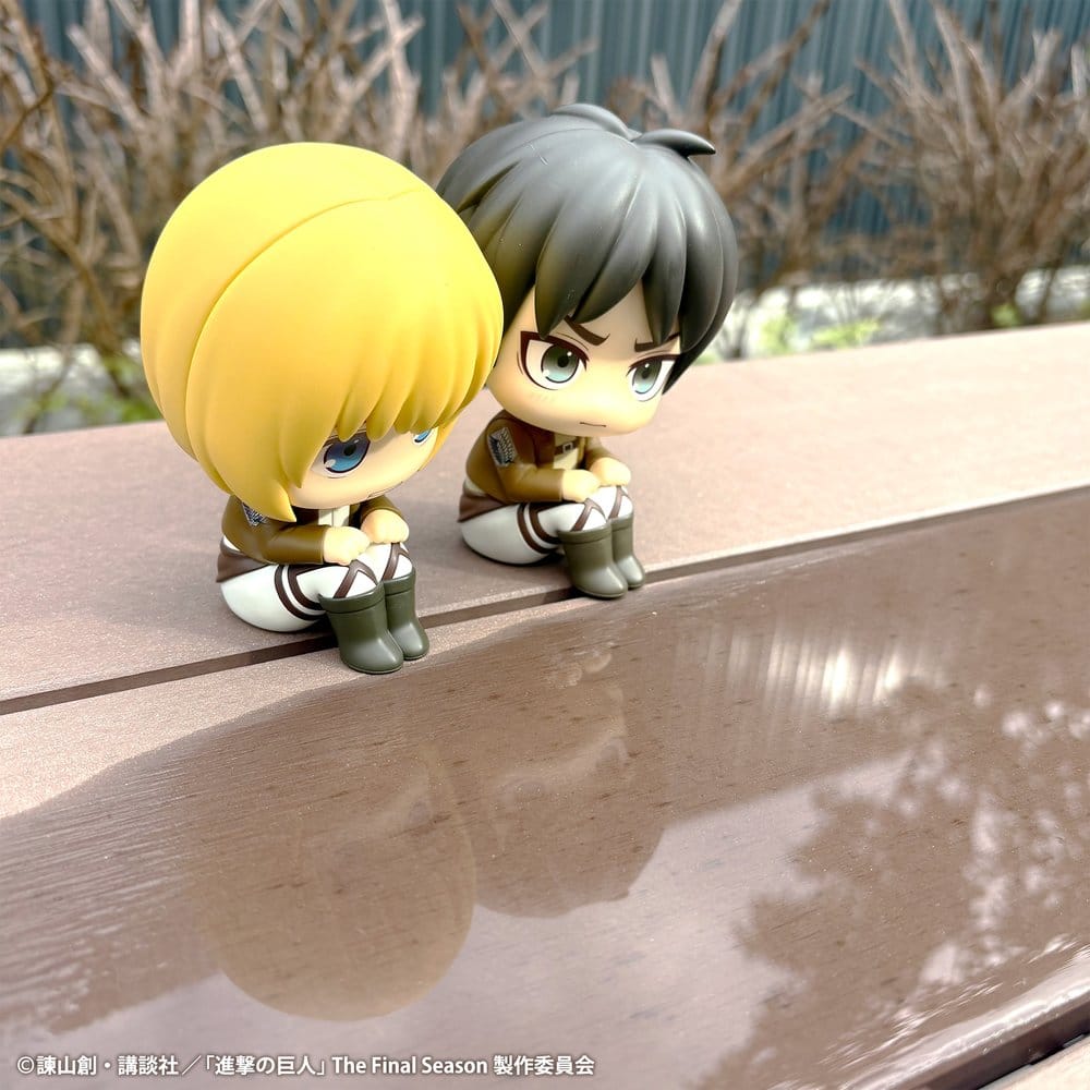 Attack on Titan Lookup PVC-Figuren 2er-Pack Armin Arlert & Eren Yeager Grumpy Ver. 11 cm (with gift) - Preorder - ETA: 25.11.2026
