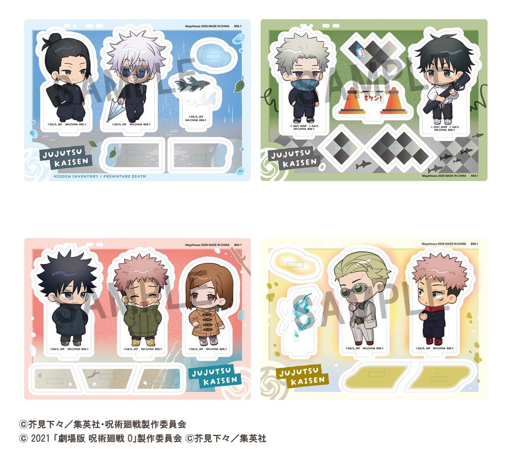 Jujutsu Kaisen Buddycolle Acrylaufsteller 5th Anniversary B Toge Inumaki & Yuta Okkotsu (Jujutsu Kaisen 0) 10 cm - Preorder - ETA: 25.11.2026