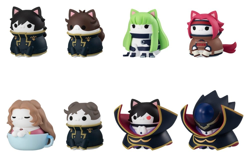 Code Geass: Lelouch of the Rebellion Mega Cat Project Minifiguren Code Genyass 3 cm Blind Box Sortiment (8) - Preorder - ETA: 25.02.2027