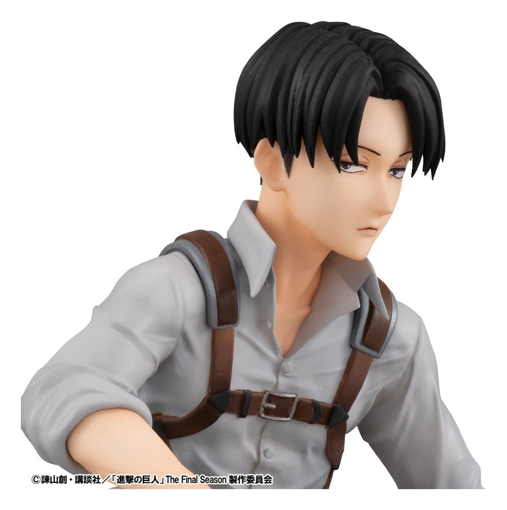Attack on Titan G.E.M. Series PVC Figur Squad Captain Levi Palm Size 9 cm - Preorder - ETA: 25.02.2027