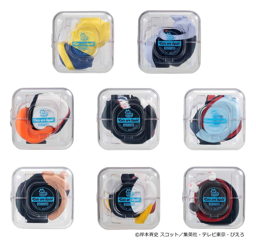 Naruto Shippuden Mega Cat Project Minifiguren Good Night Nyaruto! Gathering Akatsuki Edition Vol. 2 6 cm Blind Box Display (8) - Preorder - ETA: 25.08.2027