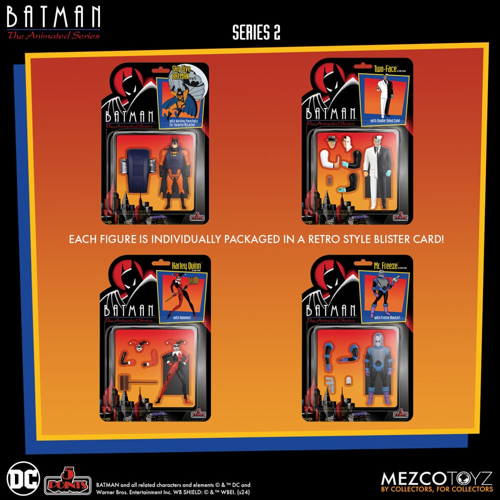 Batman: The Animated Series 2 5 Points Actionfiguren Deluxe Box Set 9 cm - Preorder - ETA: 26.11.2025