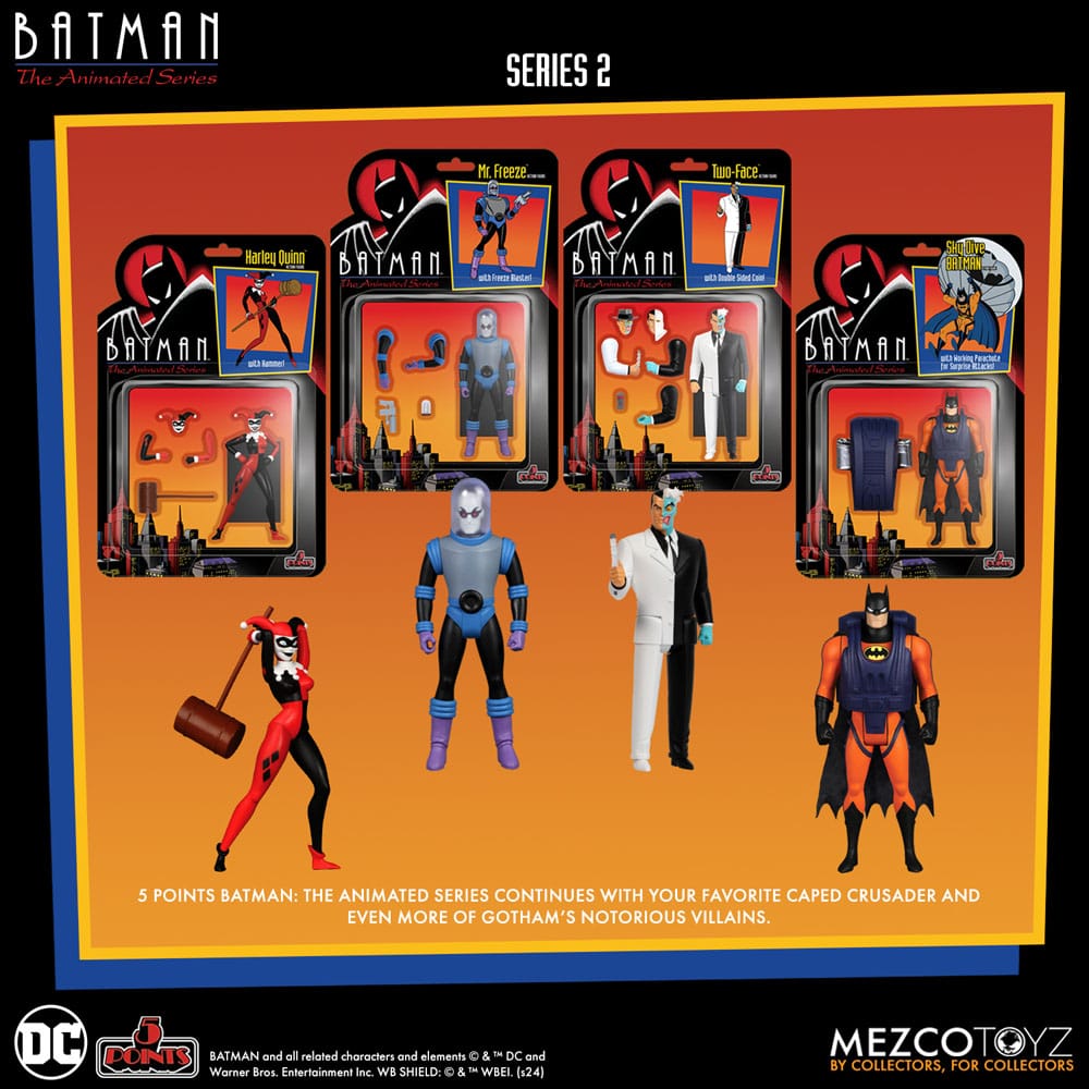 Batman: The Animated Series 2 5 Points Actionfiguren Deluxe Box Set 9 cm - Preorder - ETA: 26.11.2025