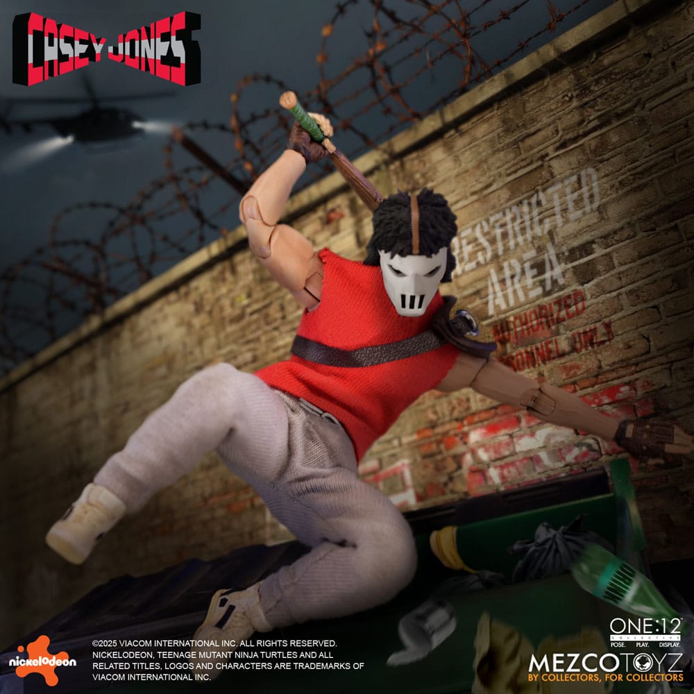 Teenage Mutant Ninja Turtles Actionfigur 1/12 Casey Jones 17 cm - Preorder - ETA: 25.03.2026