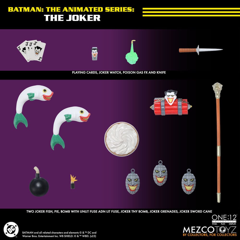 Batman: The Animated Series Actionfigur 1/12 The Joker 17 cm - Preorder - ETA: 25.05.2026