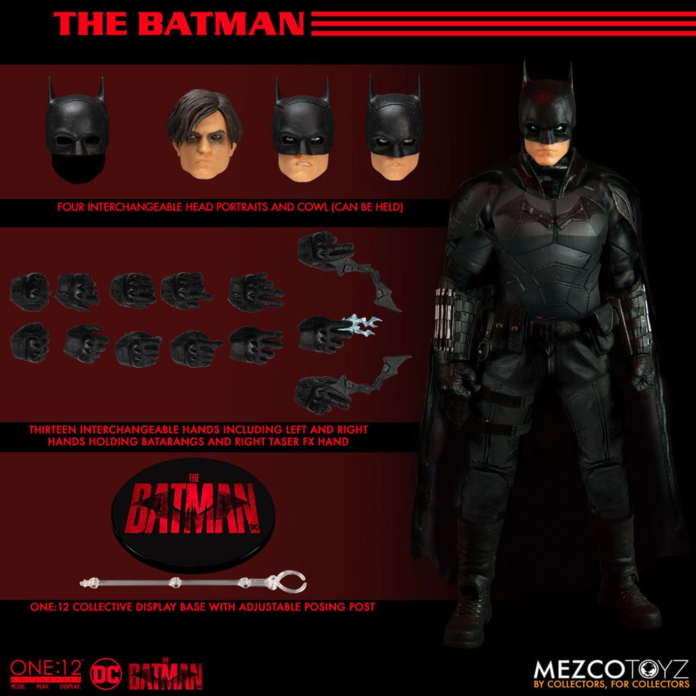 The Batman Actionfigur 1/12 The Batman 17 cm - Versand: 5-7 Tage nach Bestellung
