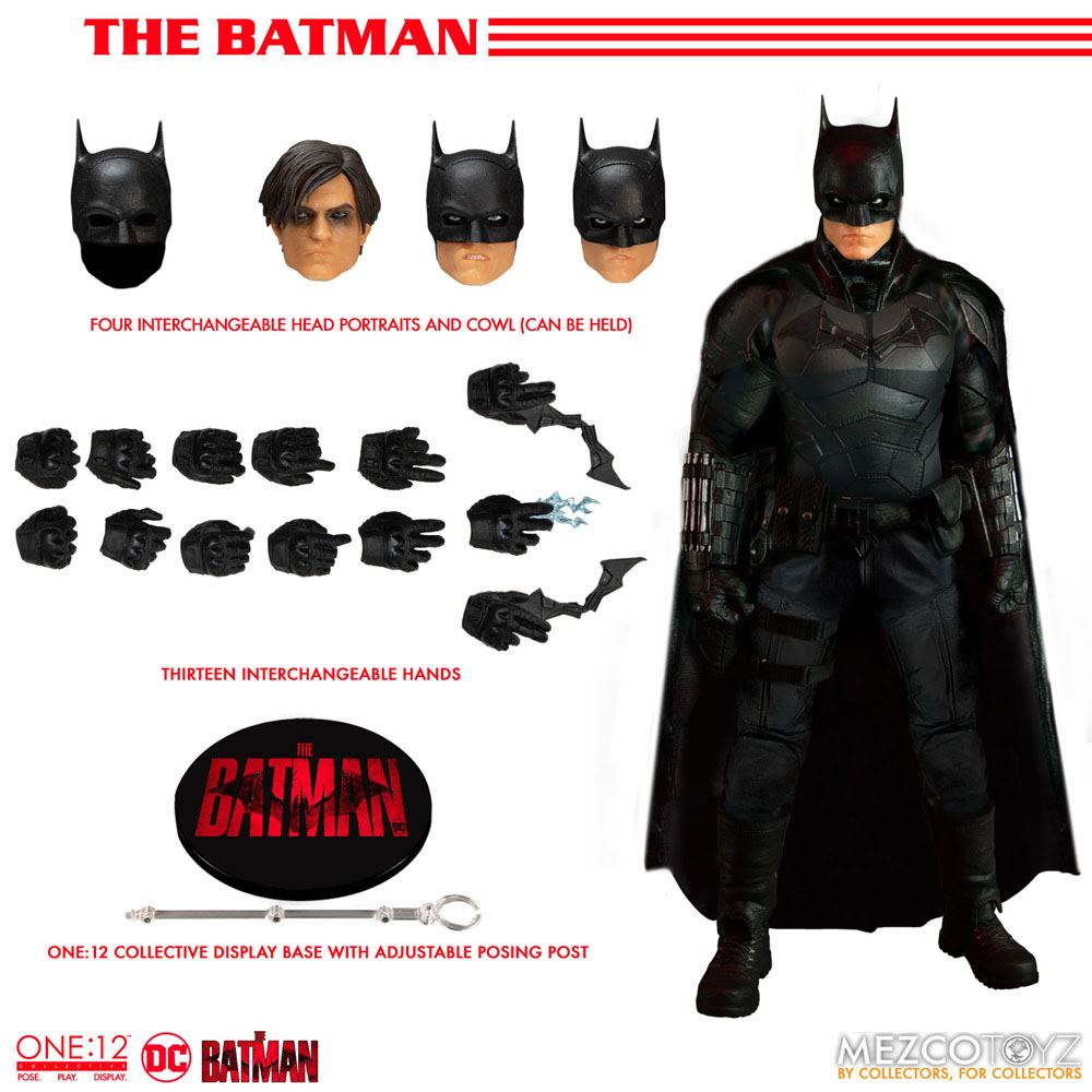 The Batman Actionfigur 1/12 The Batman 17 cm - Versand: 5-7 Tage nach Bestellung
