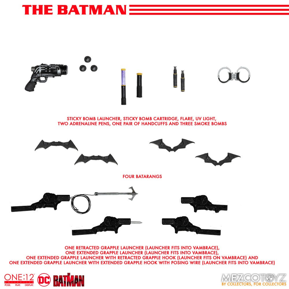 The Batman Actionfigur 1/12 The Batman 17 cm - Versand: 5-7 Tage nach Bestellung